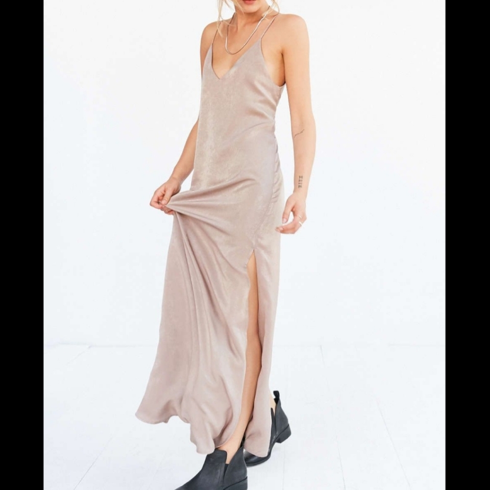 Urban Outfitters Satin Maxi Dress